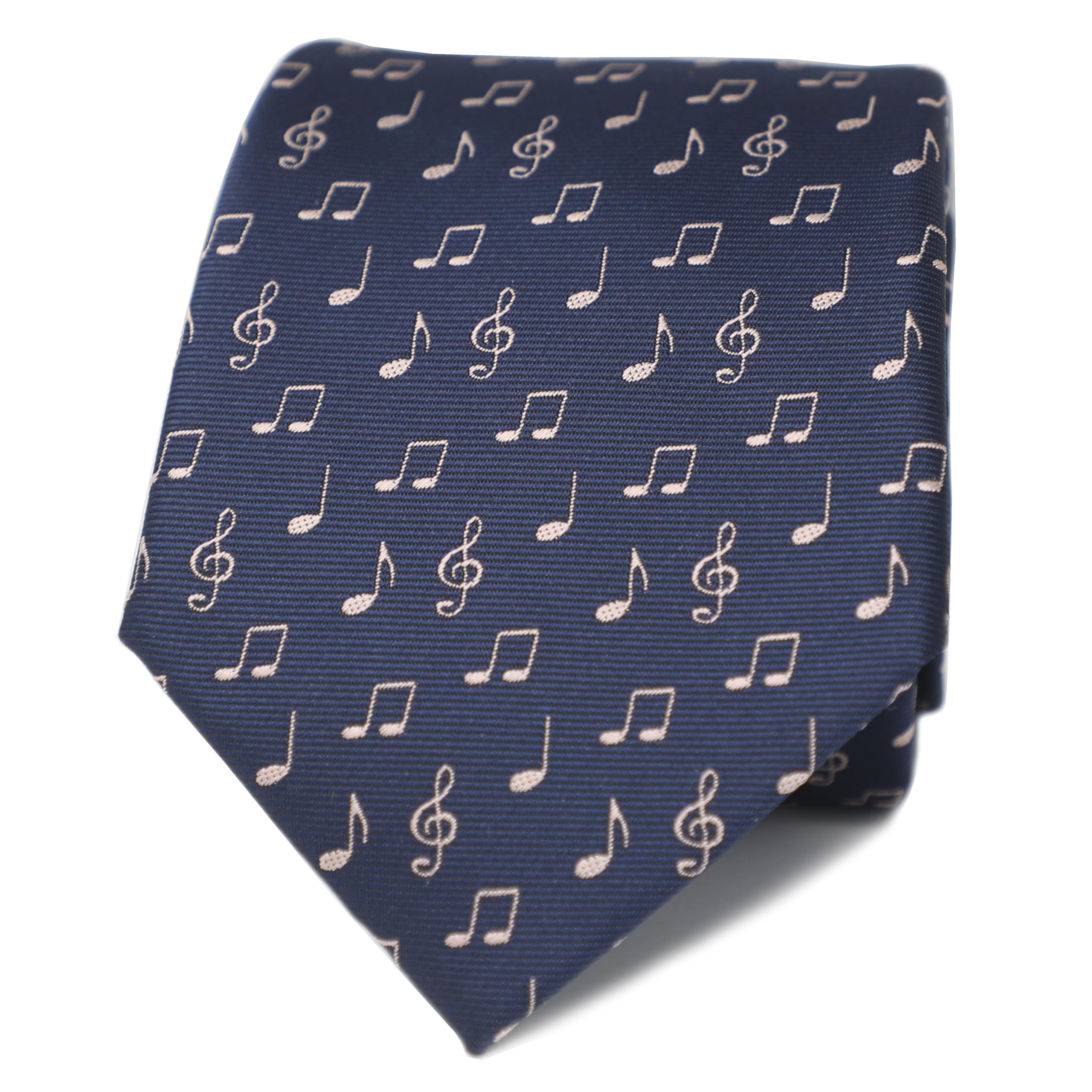MENDEPOT - Mens Stylish Necktie with Musical Notes, Birthday Gift for Father's Day