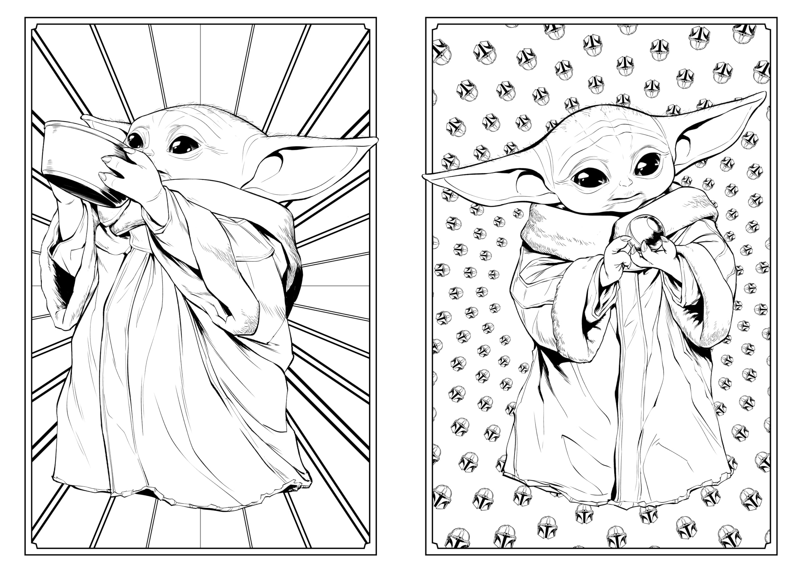 Art of Coloring: Star Wars: The Mandalorian and Grogu: 100 Images to Inspire Creativity