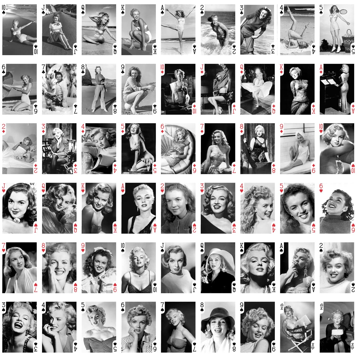 トランプ 1976 Marilyn Monroe CARDS Vintage MARILYN MONROE Pinup Playing Cards 2 Cards Only NEW Mint