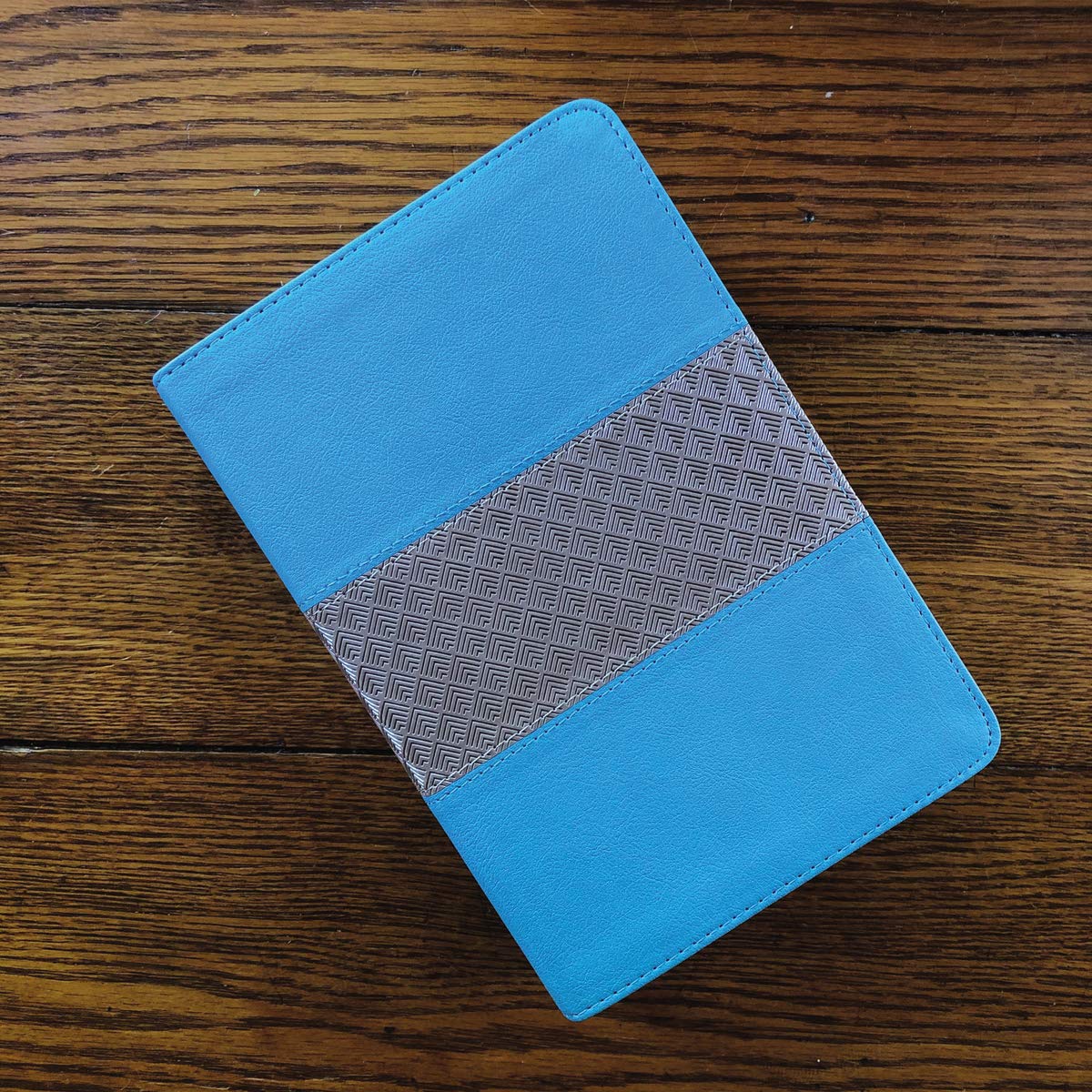 NIV, Giant Print Compact Bible, Leathersoft, Teal, Red Letter, Comfort Print