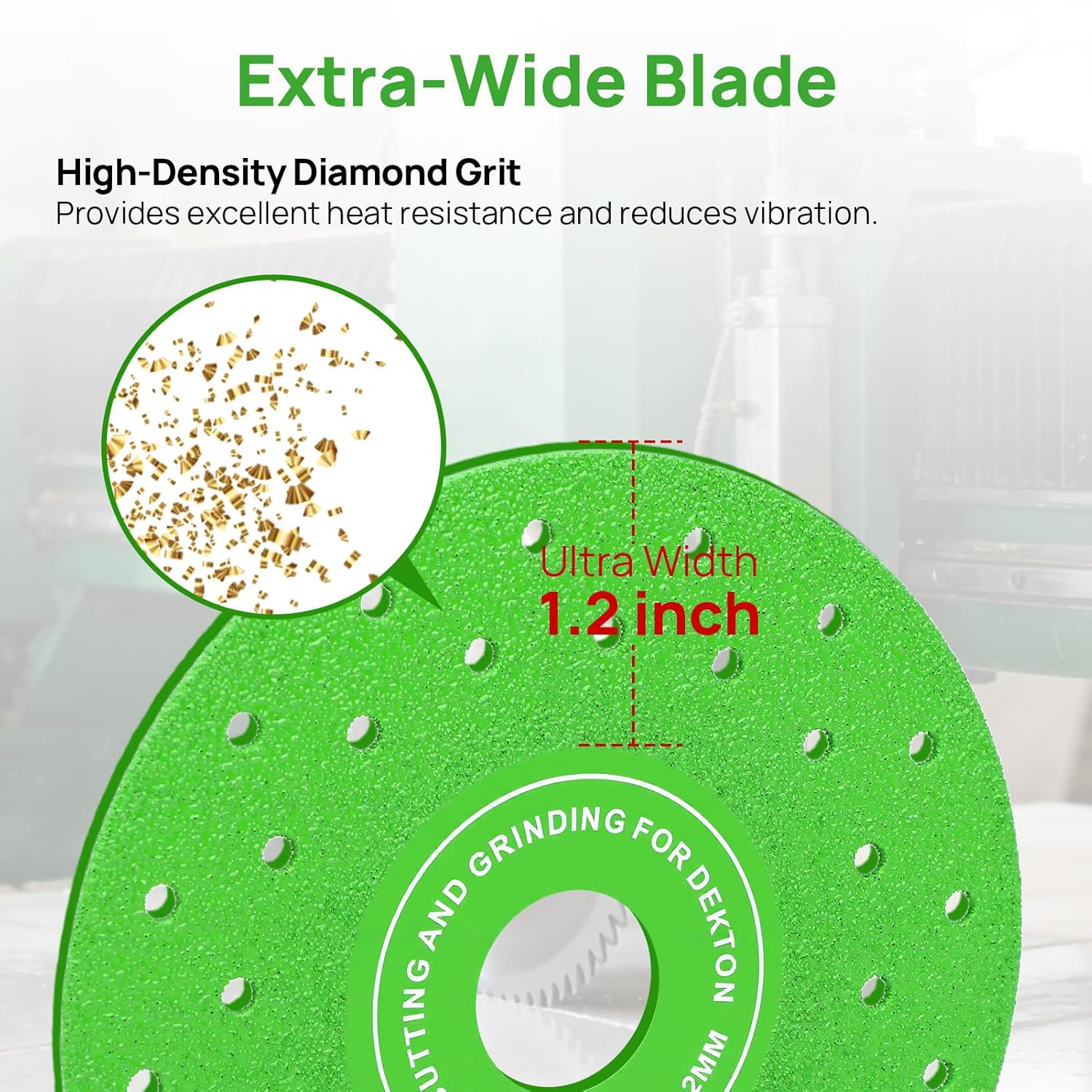 5 Pcs Diamond Cutting Disc 4.5 Inch Super Thin Diamond Blade for Angle Grinder, Wet and Dry Diamond Cutting Wheel, Tile Saw Blade 4.5 Inch, Rock Slab & Glass Cutting Disc