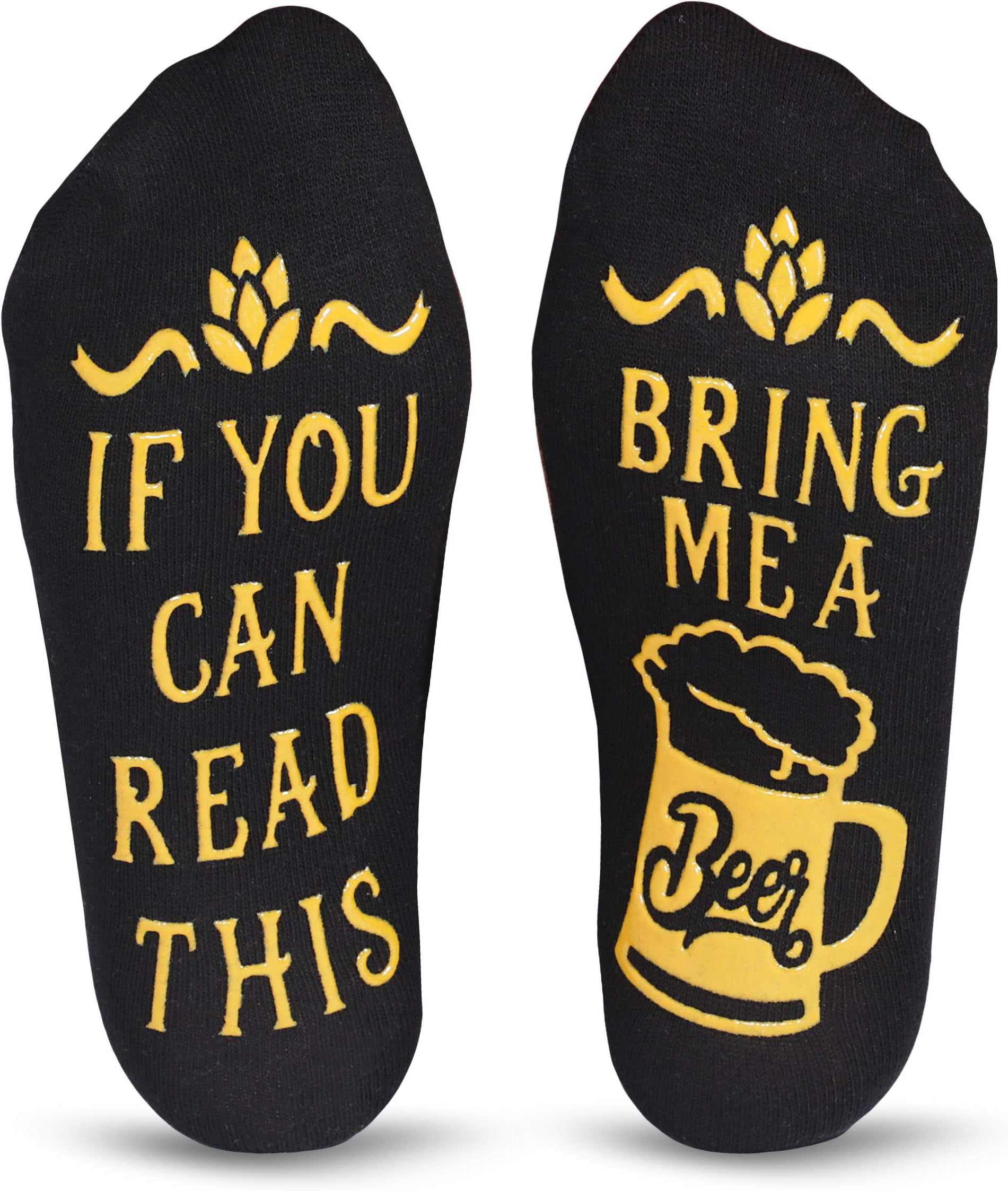 Cavertin Men's Novelty Beer Socks with Gift Packaging