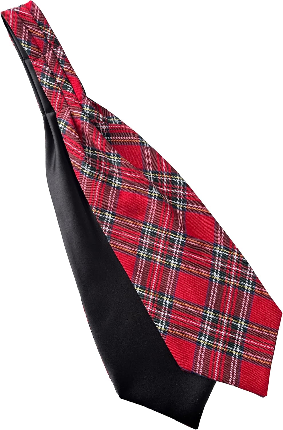 Great British Tie Club Men's Royal Stewart Red Tartan Ascot Cravat