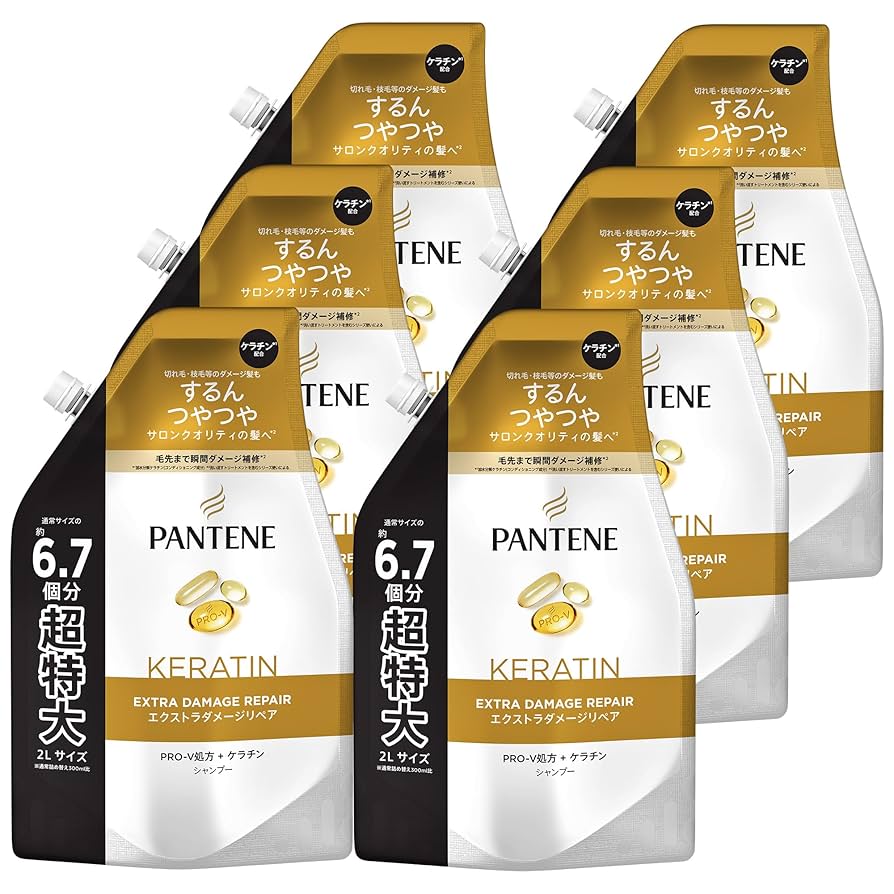 PANTENE - 【当日発送】エクストラダメージケア 詰め替え 6袋 楽天市場】【スーパーSALE限定】 パンテーン エクストラダメージ