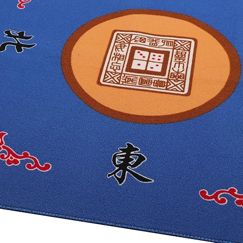 Miniatura 6 de GUSTARIA Juego de mahjong chino, con 144 azulejos verdes de melamina numerados XL (1.5 pulgadas), 2 azulejos de repuesto, 6 dados y un indicador de