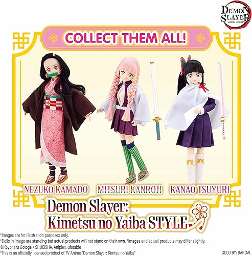 Miniatura 4 de Bandai - Demon Slayer - Muñeca de moda estilo Kimetsu no Yaiba - Mitsuri Kanroji