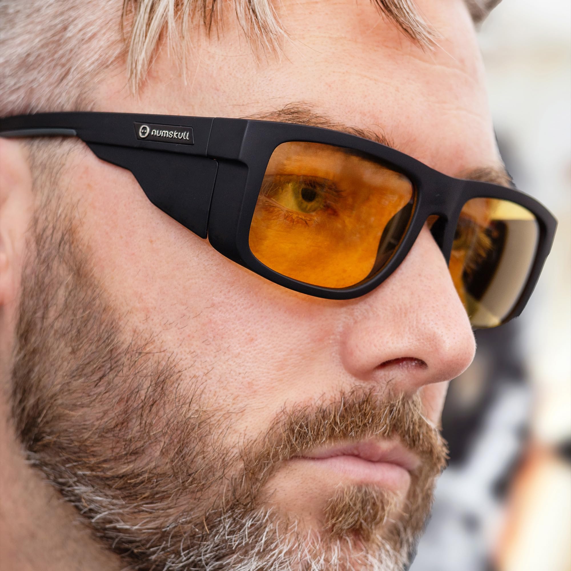 Numskull Style Gaming Brille, Blaulichtfilter, Gelbe Antireflex Gläser