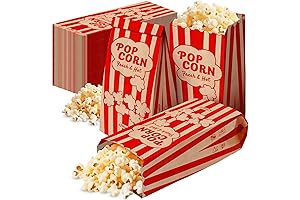 Popcorn Bags Small 1.5 oz Vintage Kraft Paper Individual Servings 125-Pack