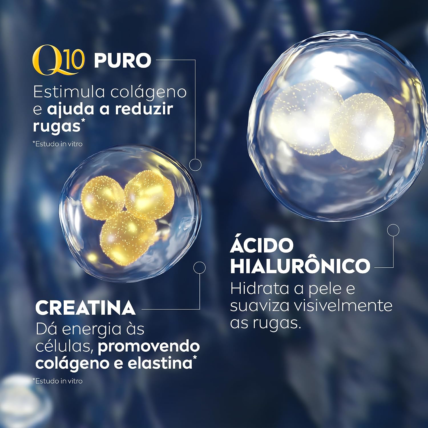 NIVEA Creme Facial Antissinais Q10 Power Noite 49g NIVEA Creme Facial Antissinais Q10 Power Noite 49g