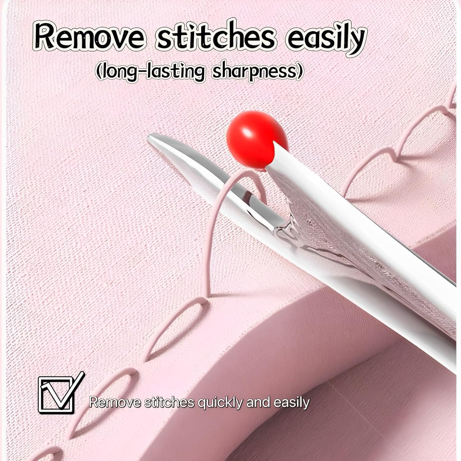Dadhichi Zone 2 in 1 Needle Threader Tool, Seam Ripper & Needle Threader, Needle Threader Inserter and Sewing Tools for Tailoring, Needle Threading Seam Rippers for Sewing (1 pcs, Multicolor) 3