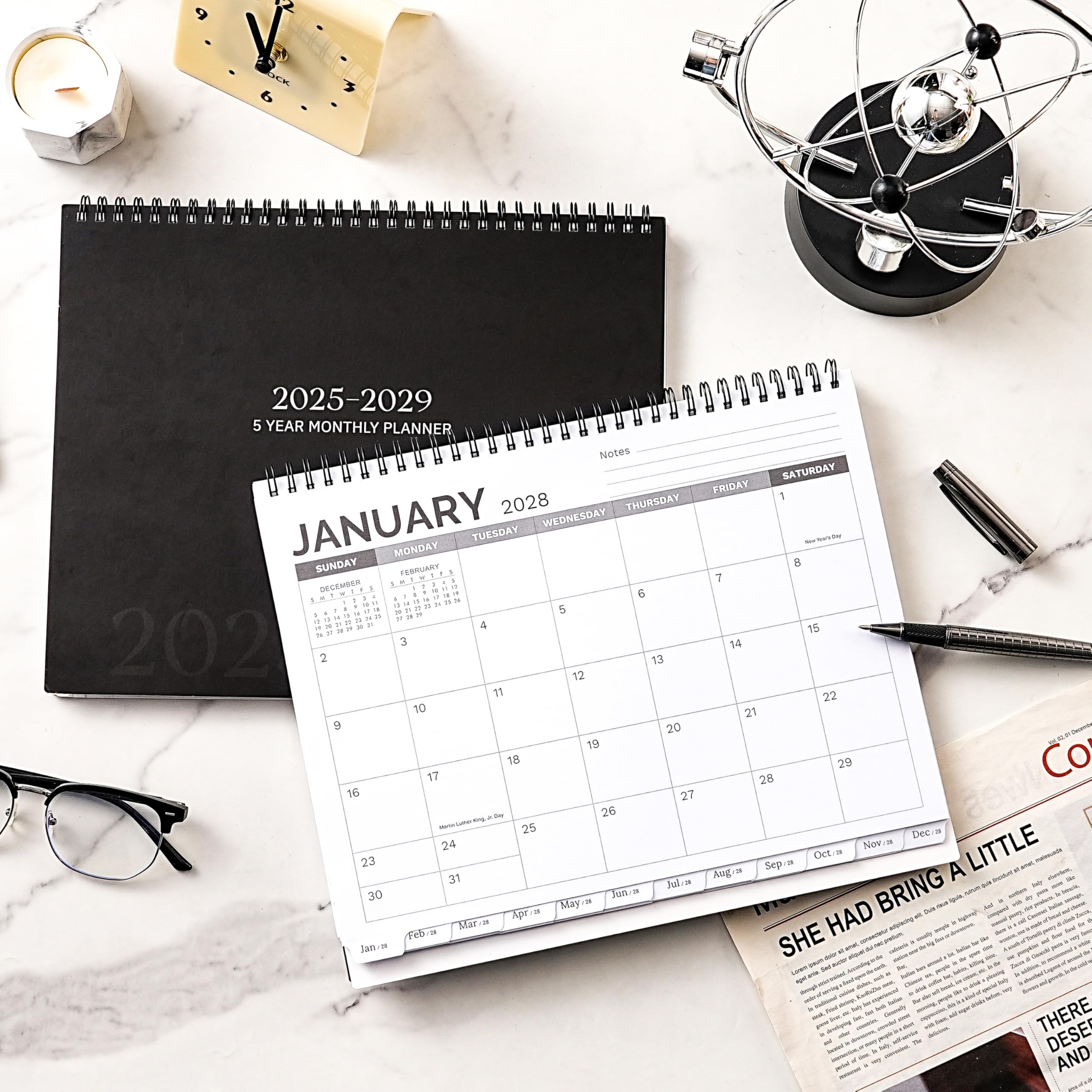 5 Year Planner Monthly