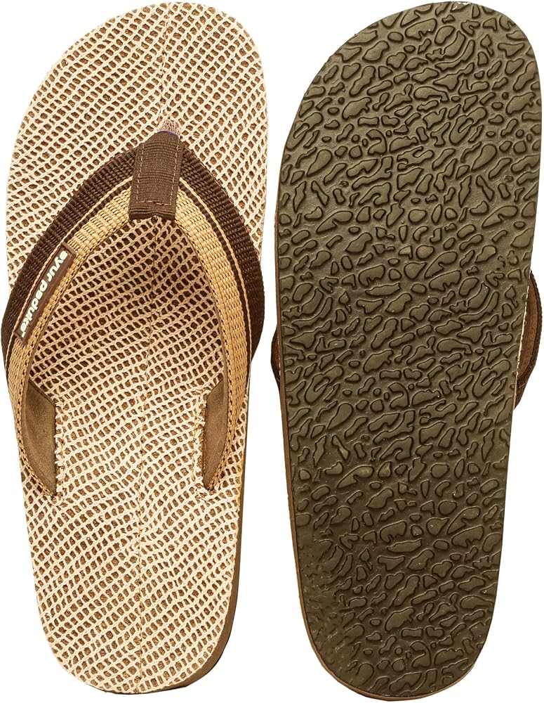 Buy ayurpaduka Herbal Footwear for Men | V-Strap Nylon Slippers