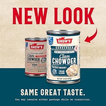 Snow's Condensed New England Clam Chowder, 15 oz