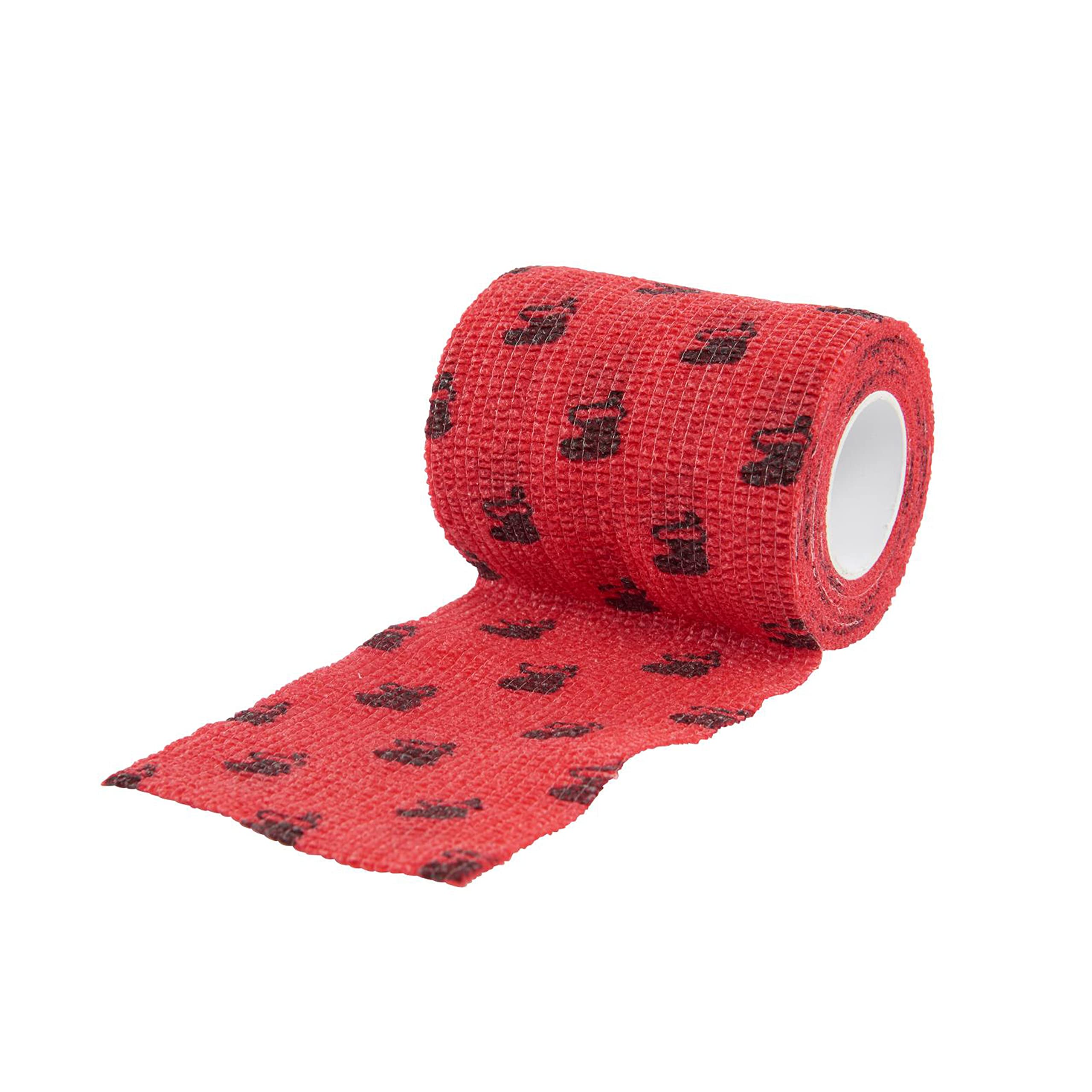 VENDA COHESIVA FUNFLEX NAVIDAD 7,5CMX4,5M 10UDS