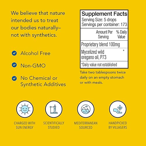 Miniatura 4 de North American Herb & Spice Jugo de oréganol P73, 12 onzas líquidas, paquete de 3, aceite de orégano silvestre, salud cardíaca y digestiva, soporte