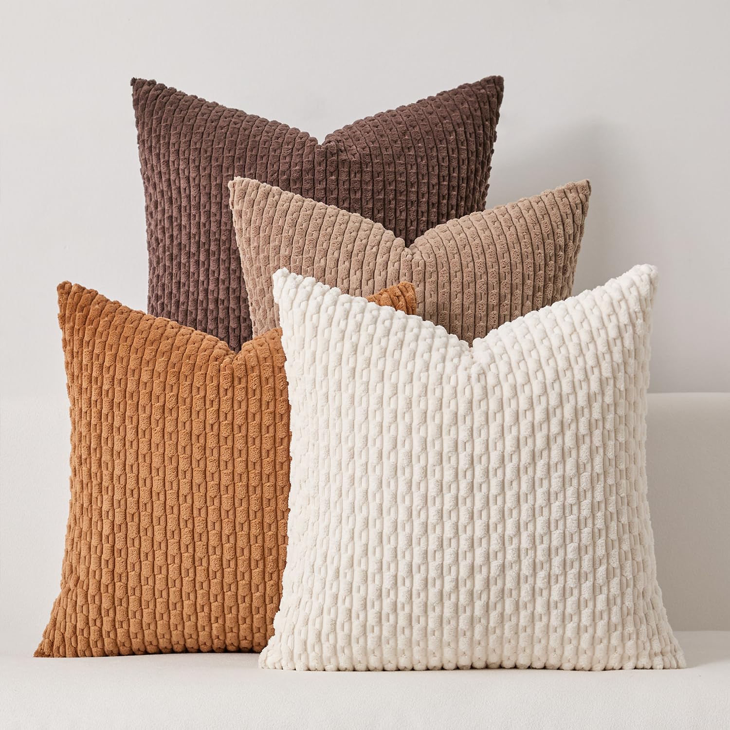 Amazon.com: Kevin Textile Decorative Pillow Covers 18x18 Inch Set