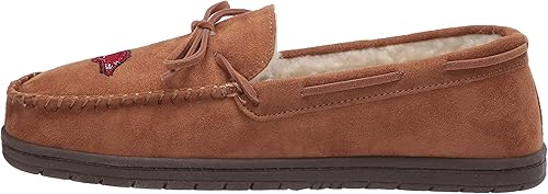 Miniatura 64 de FOCO NCAA NCAA - Pantuflas tipo mocasín con logotipo de equipo universitario para hombre