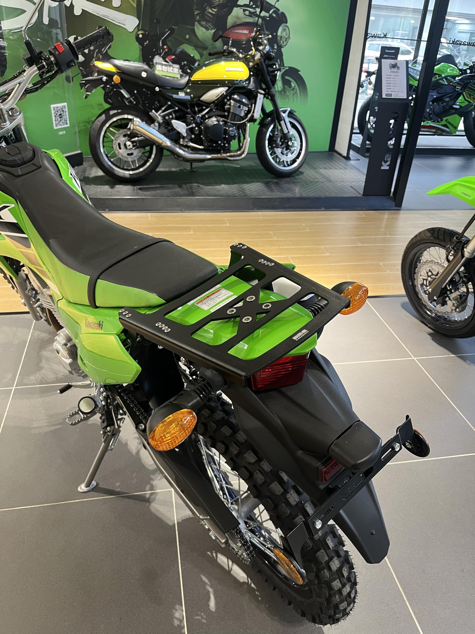 Amazon | Kawasaki KLX230/KLX230SM用 アルミ製リアキャリア