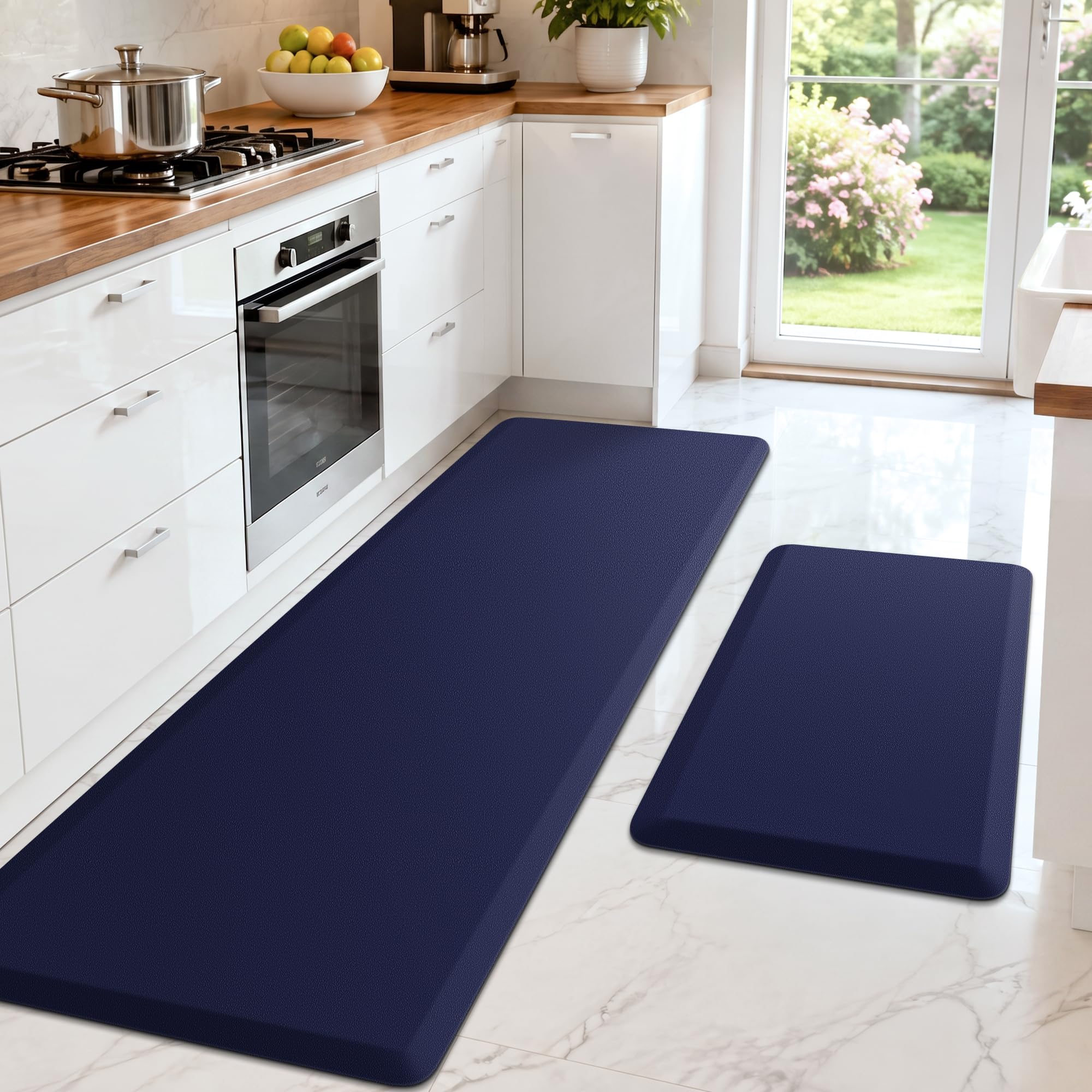 HappyTrends 2 PCS Kitchen Mat Cushioned Anti-Fatigue Floor Mat — Amazon image 9