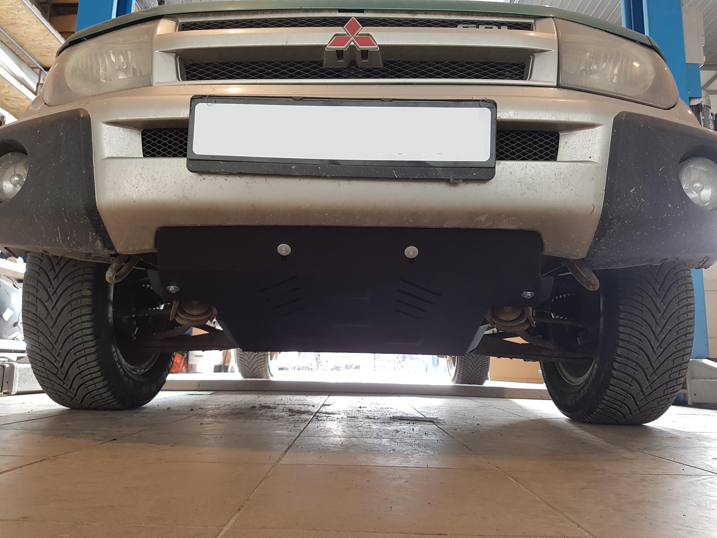 Protección metálica bajo motor compatible con Mitsubishi Pajero Pinin - (1997-2007)