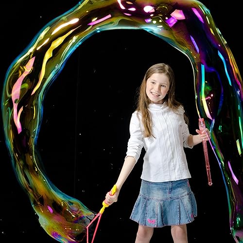 Miniatura 2 de Uncle Bubble Espada pequeña de varita de burbujas  El juego de 3 piezas incluye varita, líquido de burbujas y funda de plástico  Juguete al aire