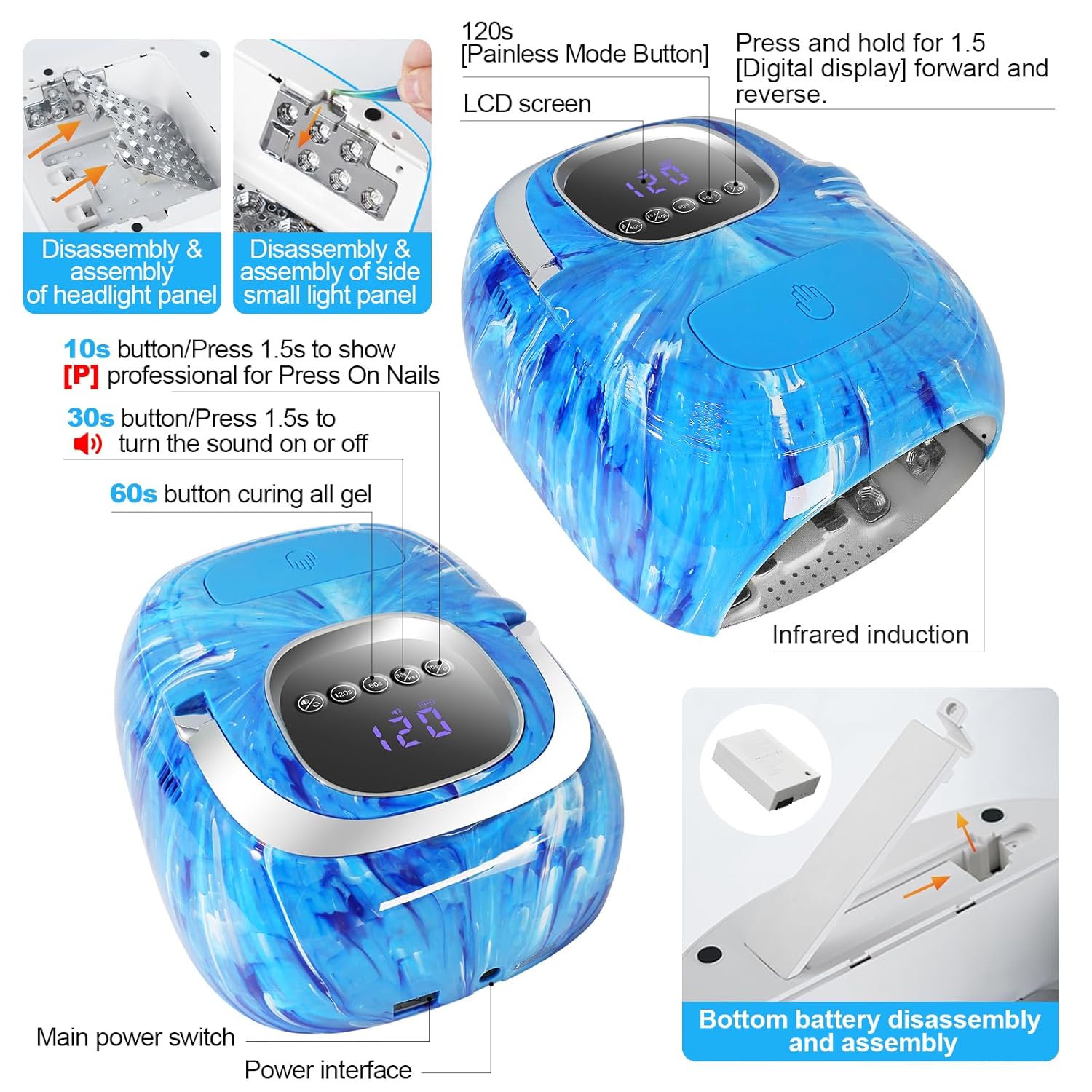 LimeGirl Lâmpada de unhas sem fio, secador de unhas LED UV potente de 72 W com contas e bateria substituíveis, luz UV para esmalte de gel, recarregável e portátil para salão e… em promoção! Veja a oferta e mais achadinhos de Cabines UV/LED 2 Hoje é o melhor dia para comprar LimeGirl Lâmpada de unhas sem fio, secador de unhas LED UV potente de 72 W com contas e bateria substituíveis, luz UV para esmalte de gel, recarregável e portátil para salão e… com aquele preço maroto! Promoção! Aproveite a oferta! 2