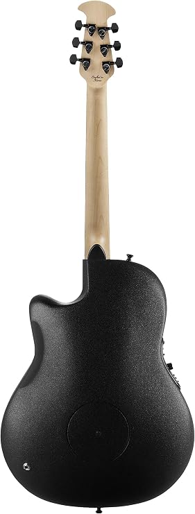 Ovation Mod TX Collection Acoustic-Electric Guitar, Textured Black, Super Shallow Body (1868TX-5)