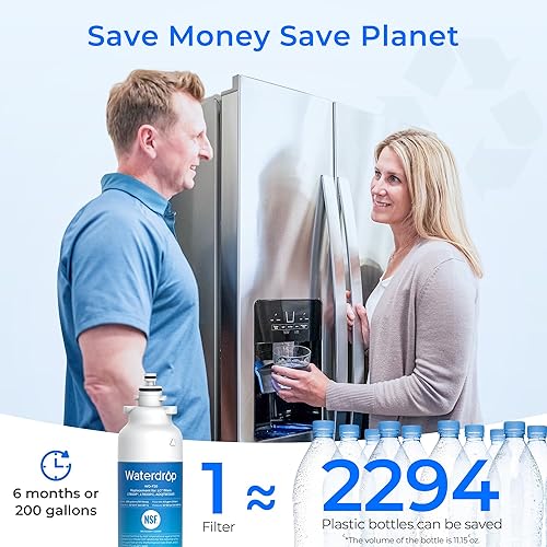 Miniatura 9 de Waterdrop Filtro de agua para refrigerador ADQ73613401, repuesto para LG LT800P, ADQ73613408, ADQ75795104, ADQ73613402, Kenmore 9490, 46-9490,