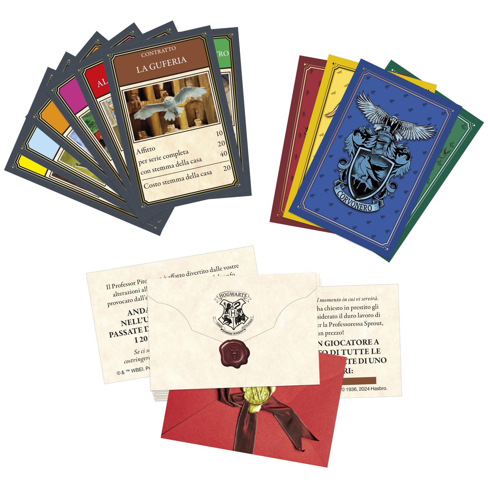 Hasbro Gaming Monopoly, Edizione Harry Potter Una Magica Avventura a Hogwarts, Gioco da Tavolo, Giochi di Halloween, Per Bambini e Bambine da 8 Anni in Su, da 2 a 6 Giocatori, Versione in Italiano