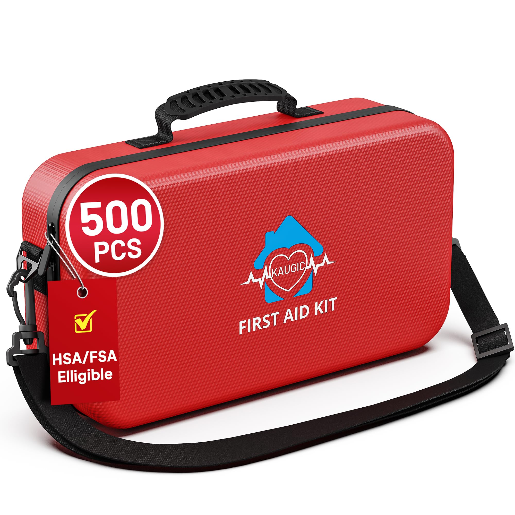 500 Pcs First Aid Kit for Travel/Camping/Businesses/Home/Car, Waterproof Emergency Kit for Hiking, Sports, Truck, Office, Vehicle & Outdoor Emergency Supplies, Well-Organized Home Travel Essentials