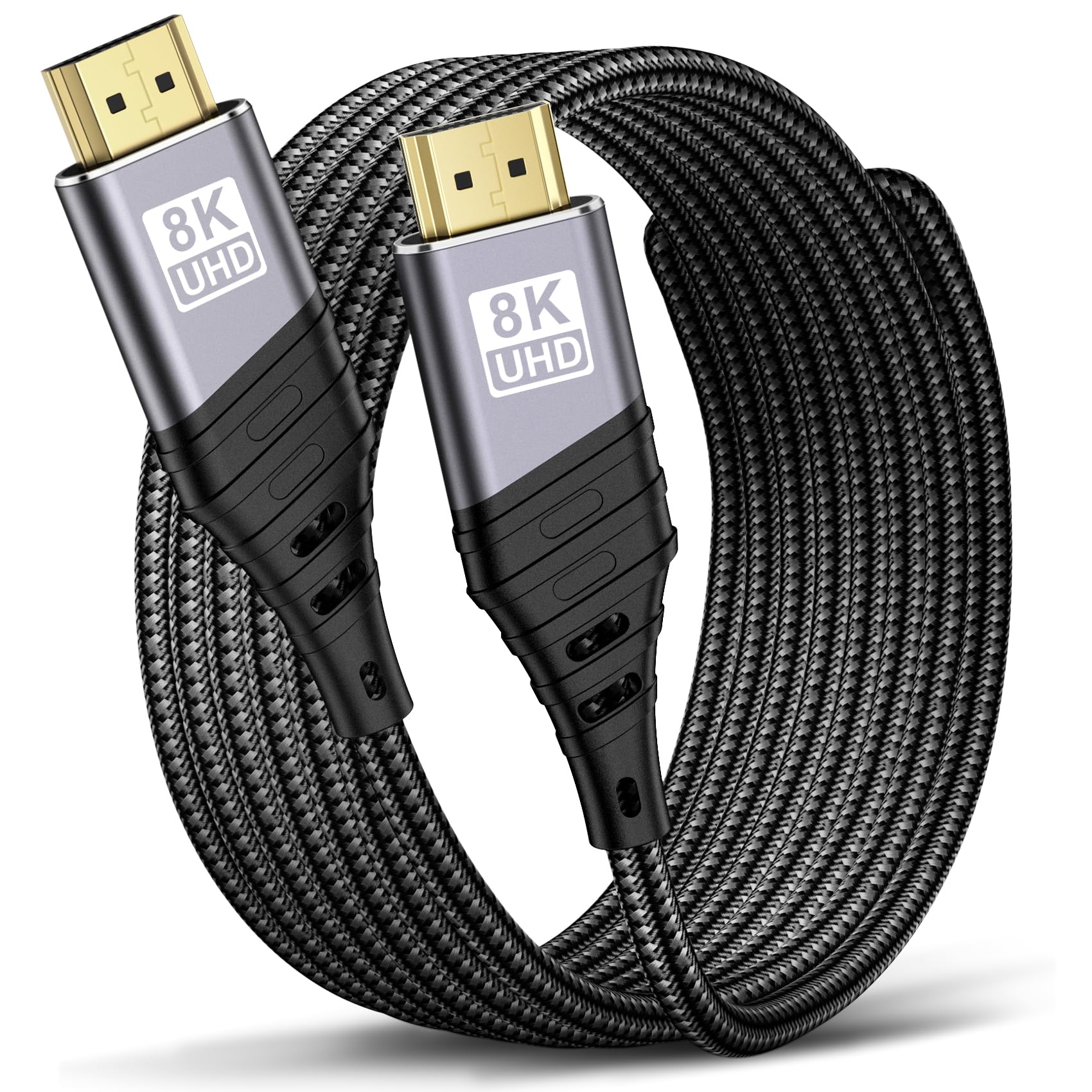 TEFLOTY HDMI 2.1 Cable 1M - 8K@60Hz, 48Gbps, Ultra High Speed, Supports PS5, Xbox Series X, 4K@120Hz, EARC, Dolby Atmos-822419