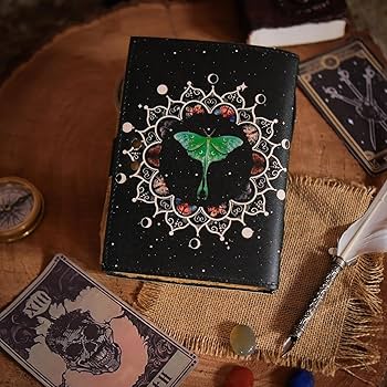 Amazon.co.jp: JOURNAL INSIDE 空白の魔法の本 ロッククラスプ付き