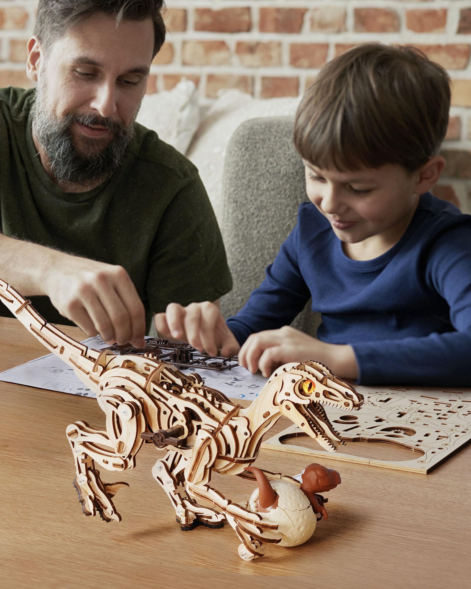 ROKR 3D Puzzle Dinosaur Toys - Image 2