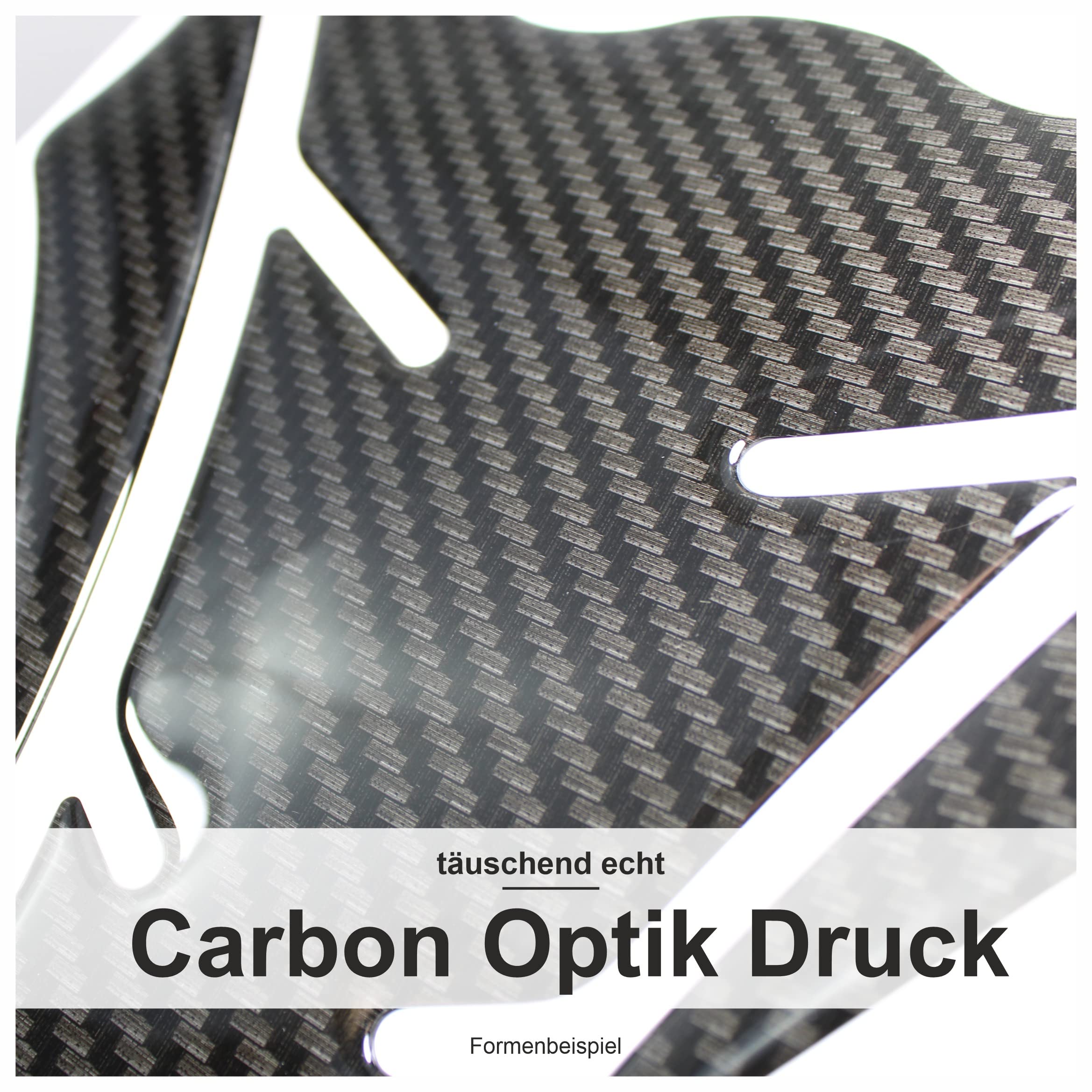 Bike It Motorrad Carbon Effekt Spine Tank Pad