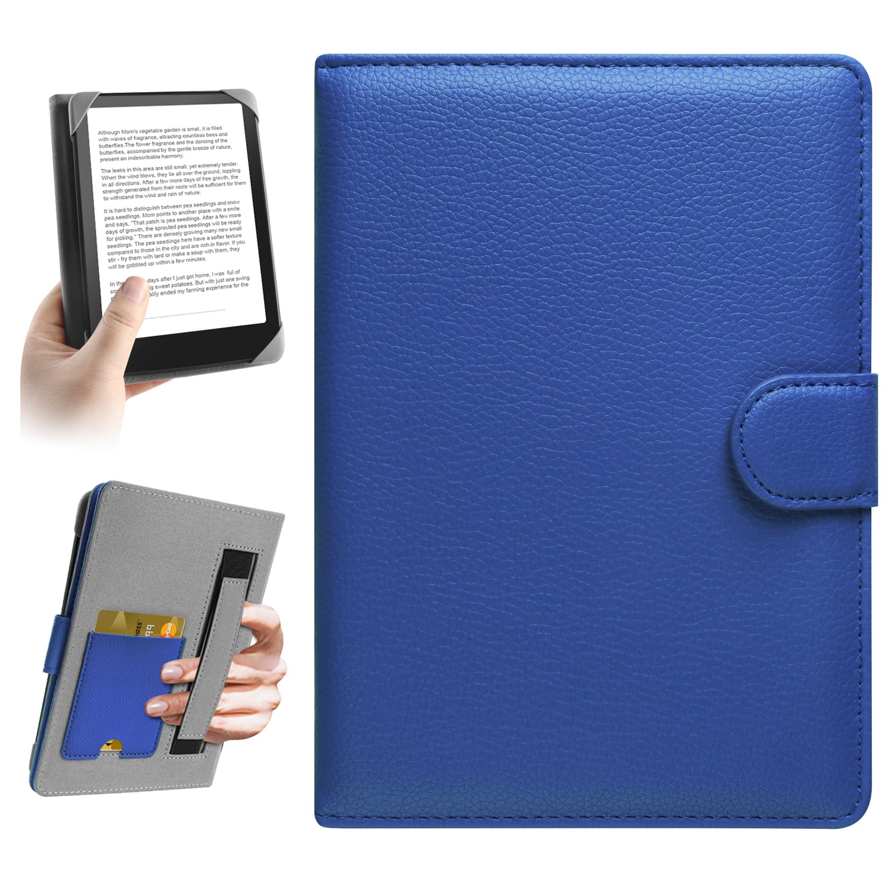 HoYiXi Universal Case for 6-6.8 inch E-Book Reader Compatible with 6.8" Kindle Paperwhite/6-6.8" Kobo Clara HD/Kobo Clara 2E,6" EReader Protective