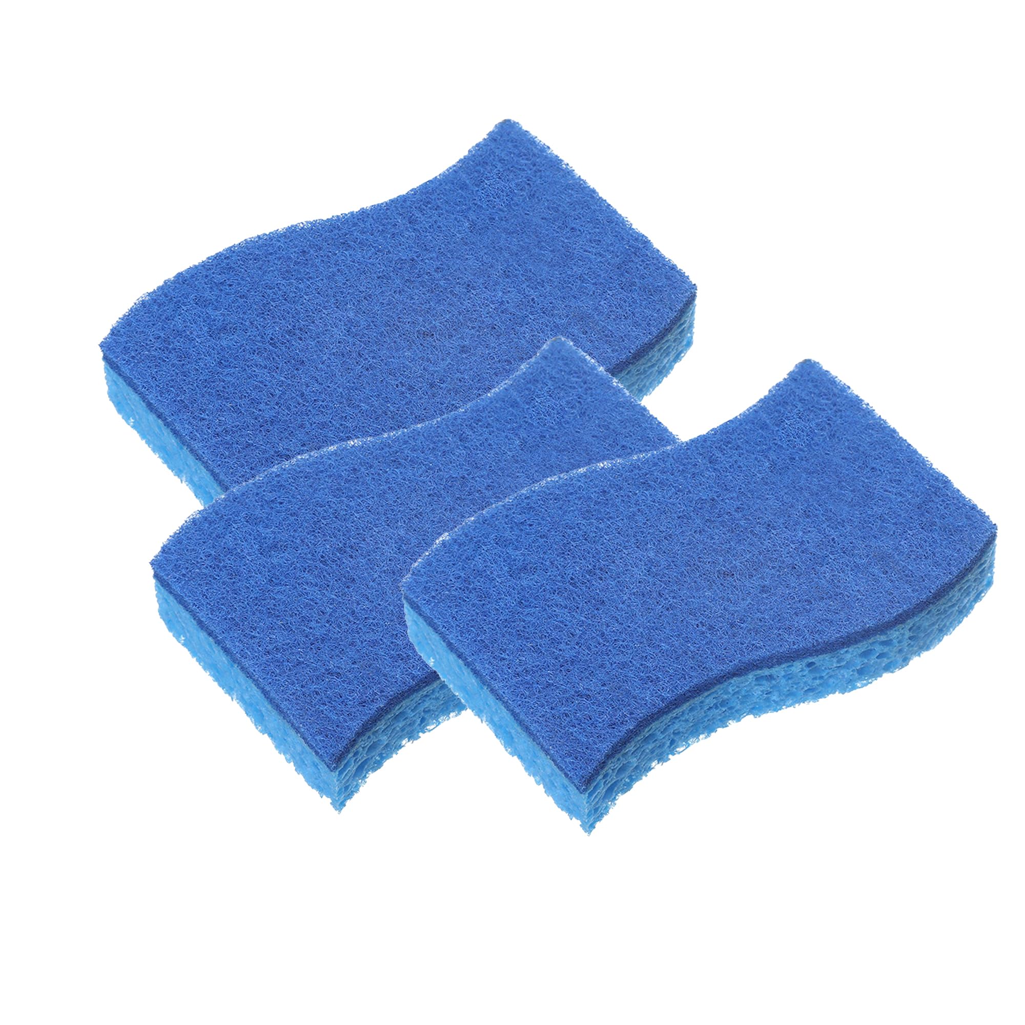 Sulfar Delicate Care Non-Scratch Scrub Sponge for Gentle Cleaning, Safe on Delicate Surfaces, Food Safe & Non-Rusting (3 pack)