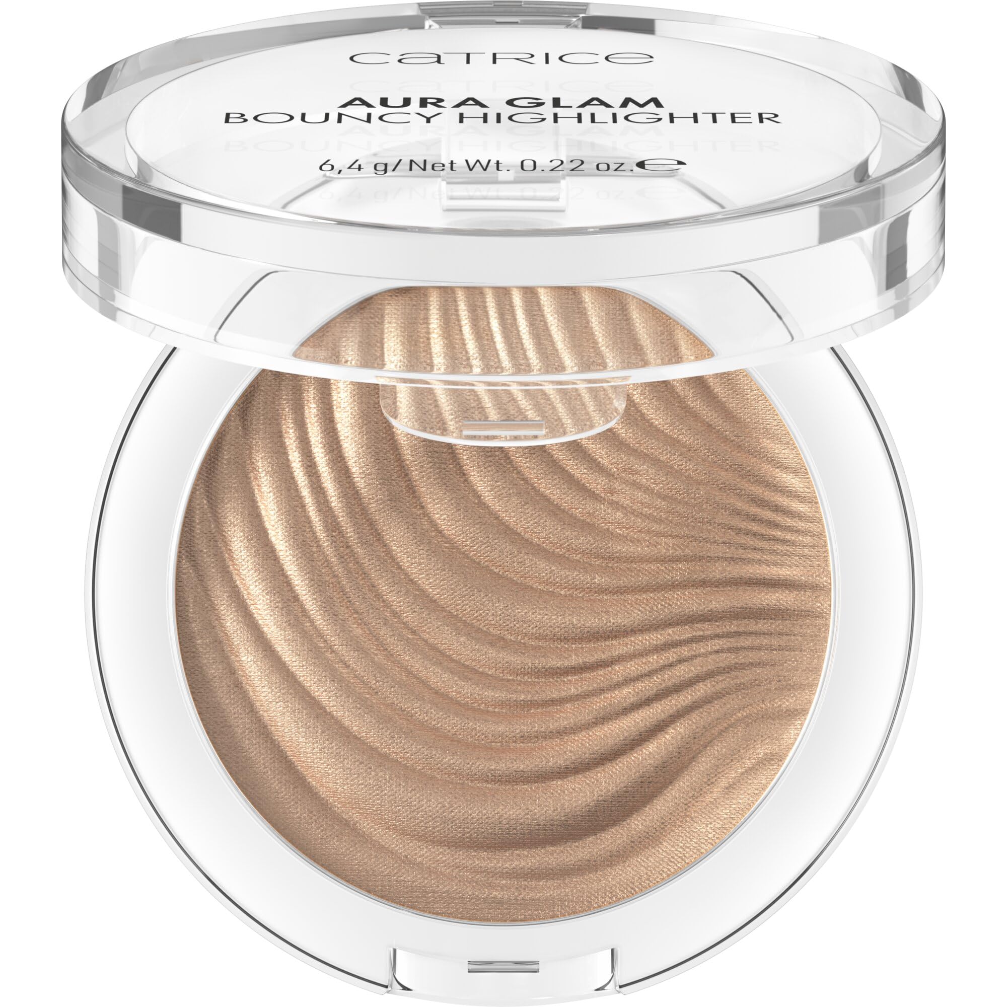 Catrice Iluminador Aura Glam Bouncy Highlighter, resultado inmediato, brillante, luminoso, reluciente (6.4g)