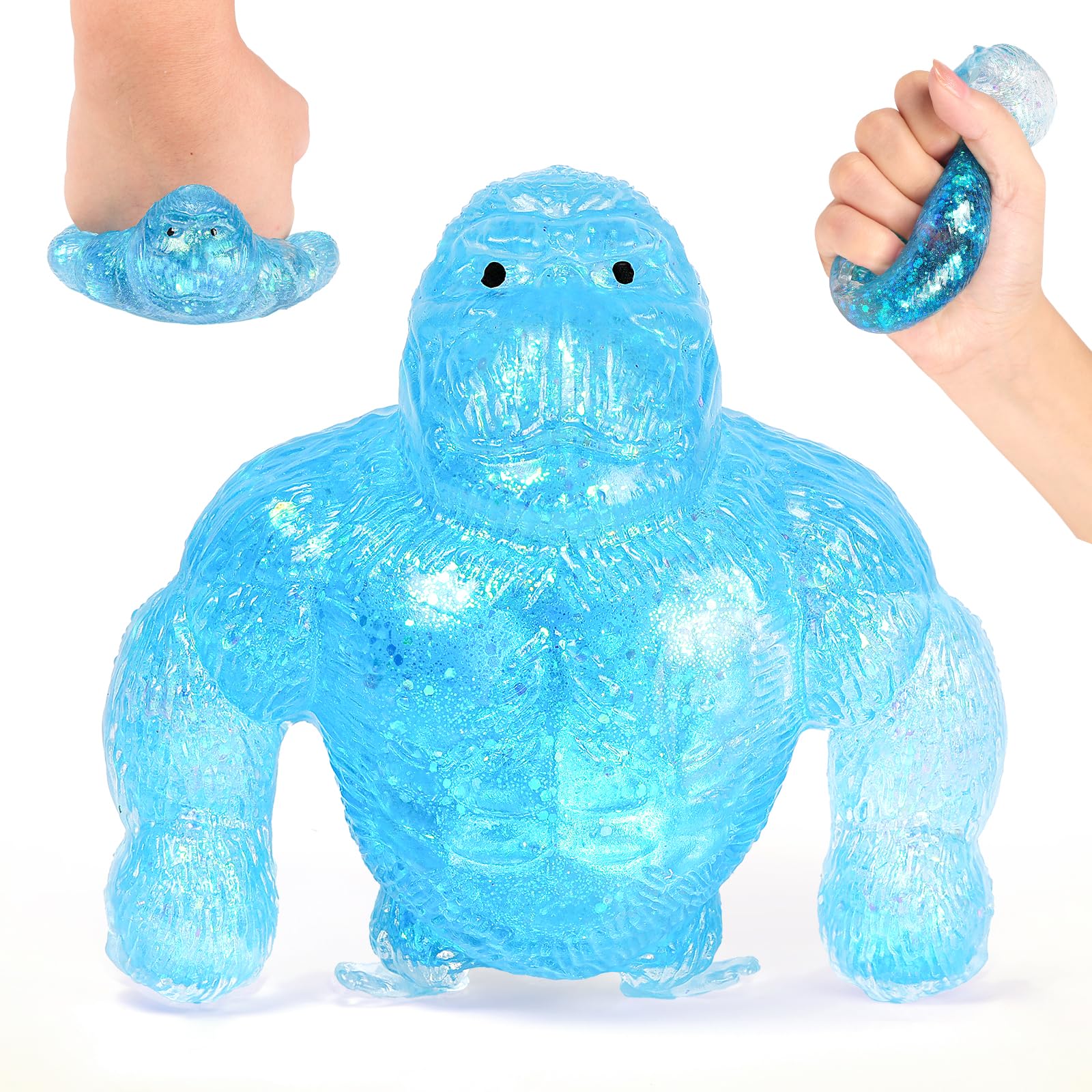 Squishy Monkey Stress Balls for Adults, Monkey Figurines Sensory Ball