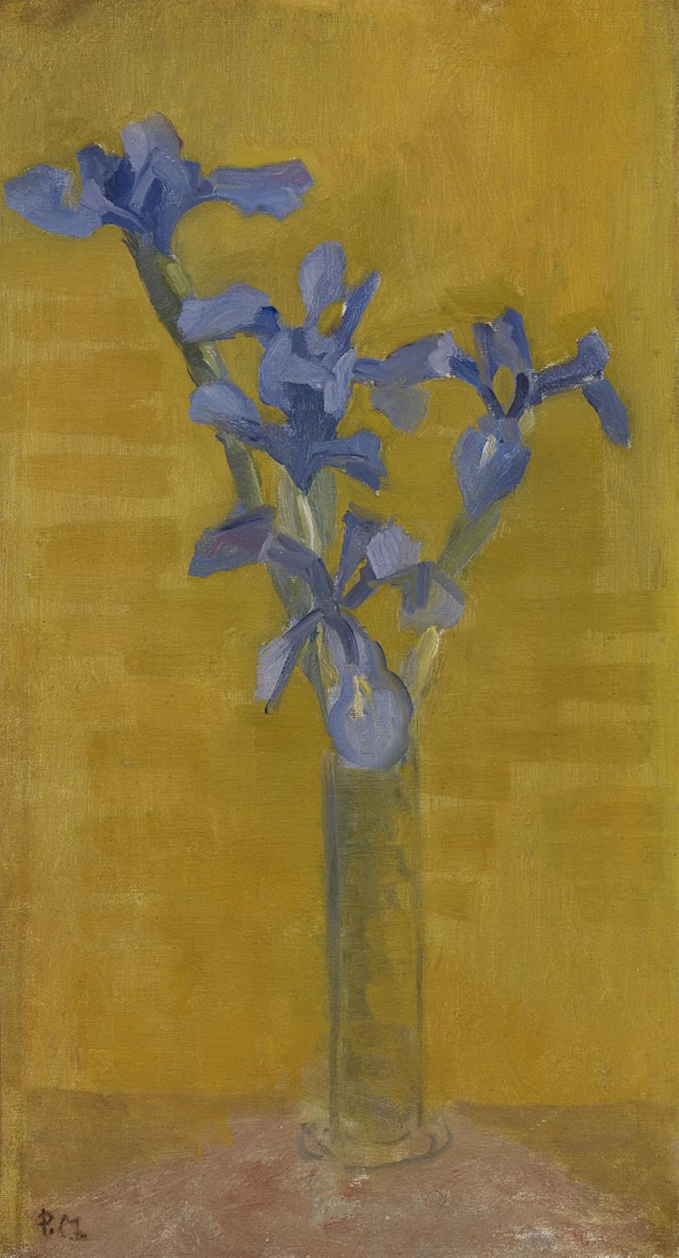 ARTXLXXBN Famous Painting Art Wall Decor Abstract Art Picture Irises by Piet Mondrian Animal Pictures for Home Decor 60x90cm
