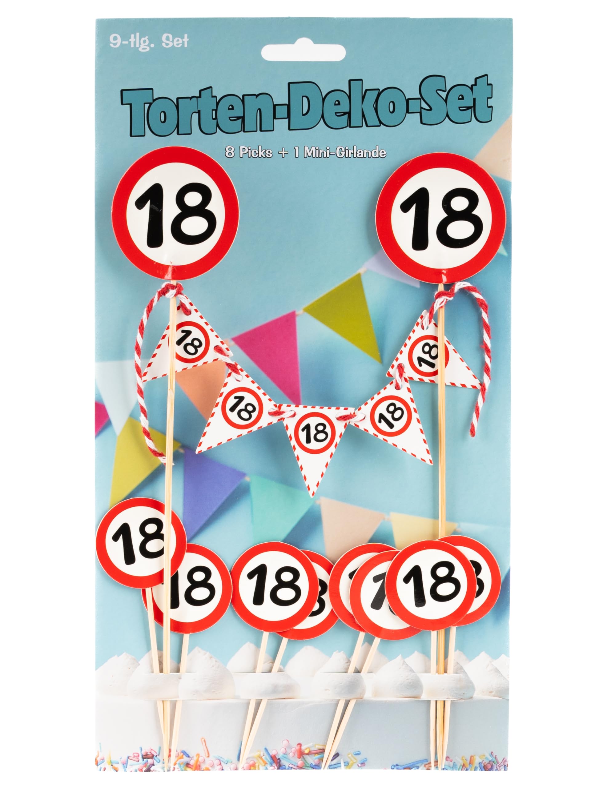 Tiwoca Geldspritze 18 Geburtstag - Lustiges Geschenk Mit Verkehrsschild Design