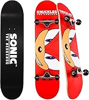 Vista 7 de Sonic Character Skateboards - Monopatín Cruiser con rodamientos ABEC 5, cubierta duradera, ruedas lisas