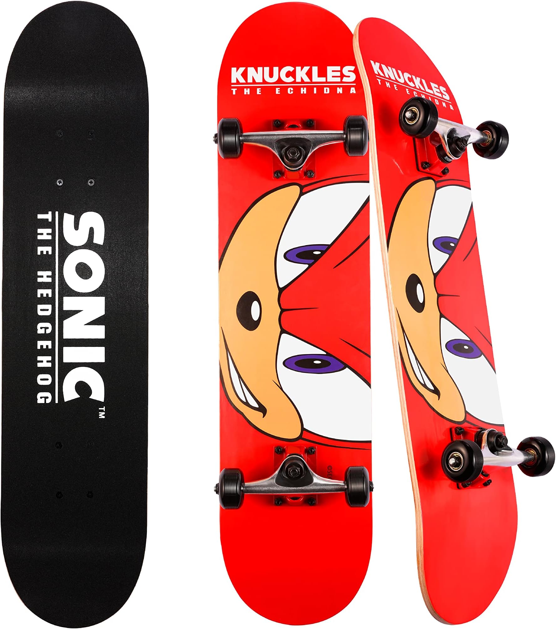 Skateboard with Printed Graphic Grip Tape - Great for Kids and Teens, Cruiser Skateboard with ABEC 5 Bearings, Durable Deck, Smooth Wheels