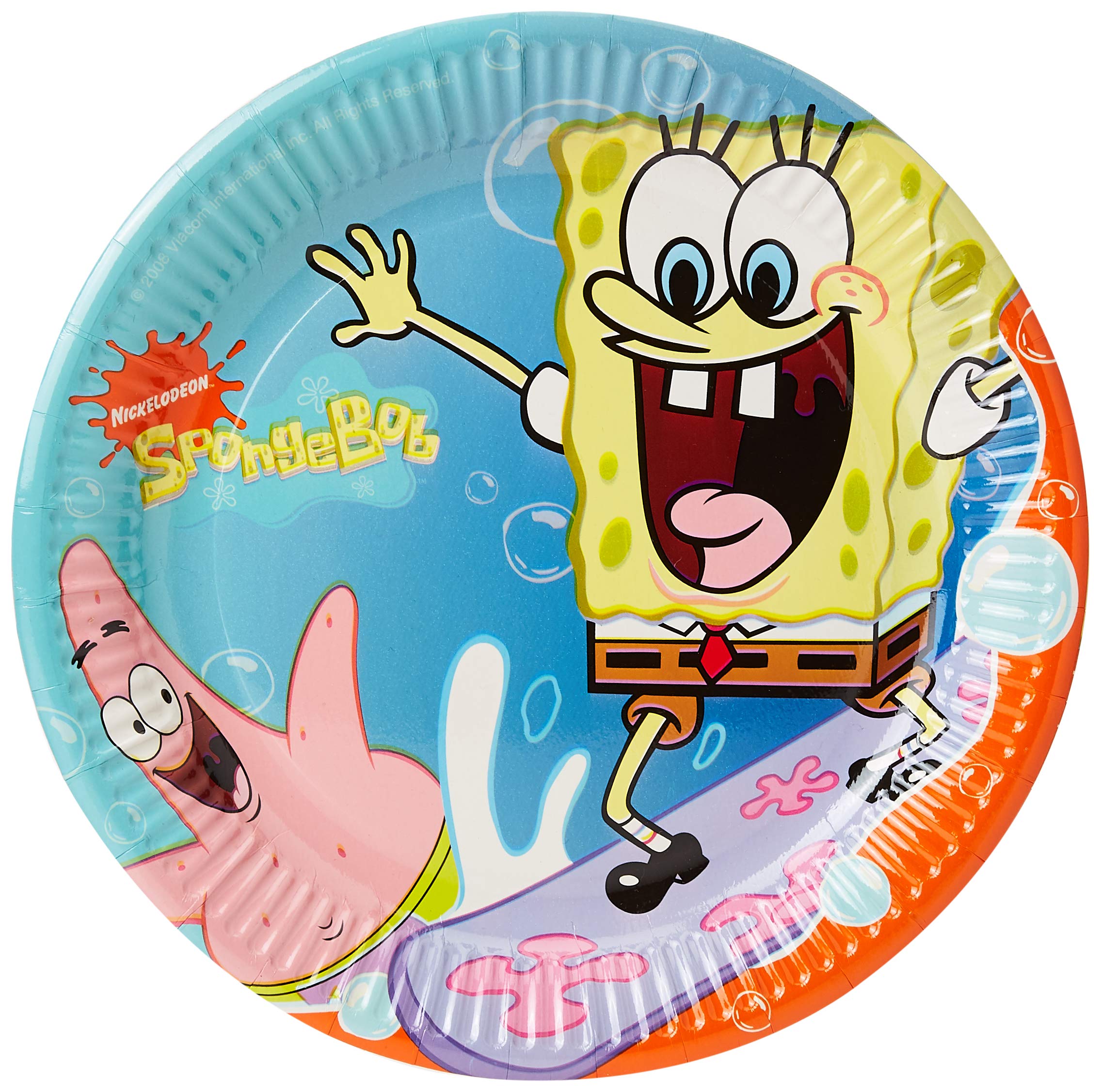 ProcosUnique Party 71545 - 23cm SpongeBob SquarePants Party Plates, Pack of 10
