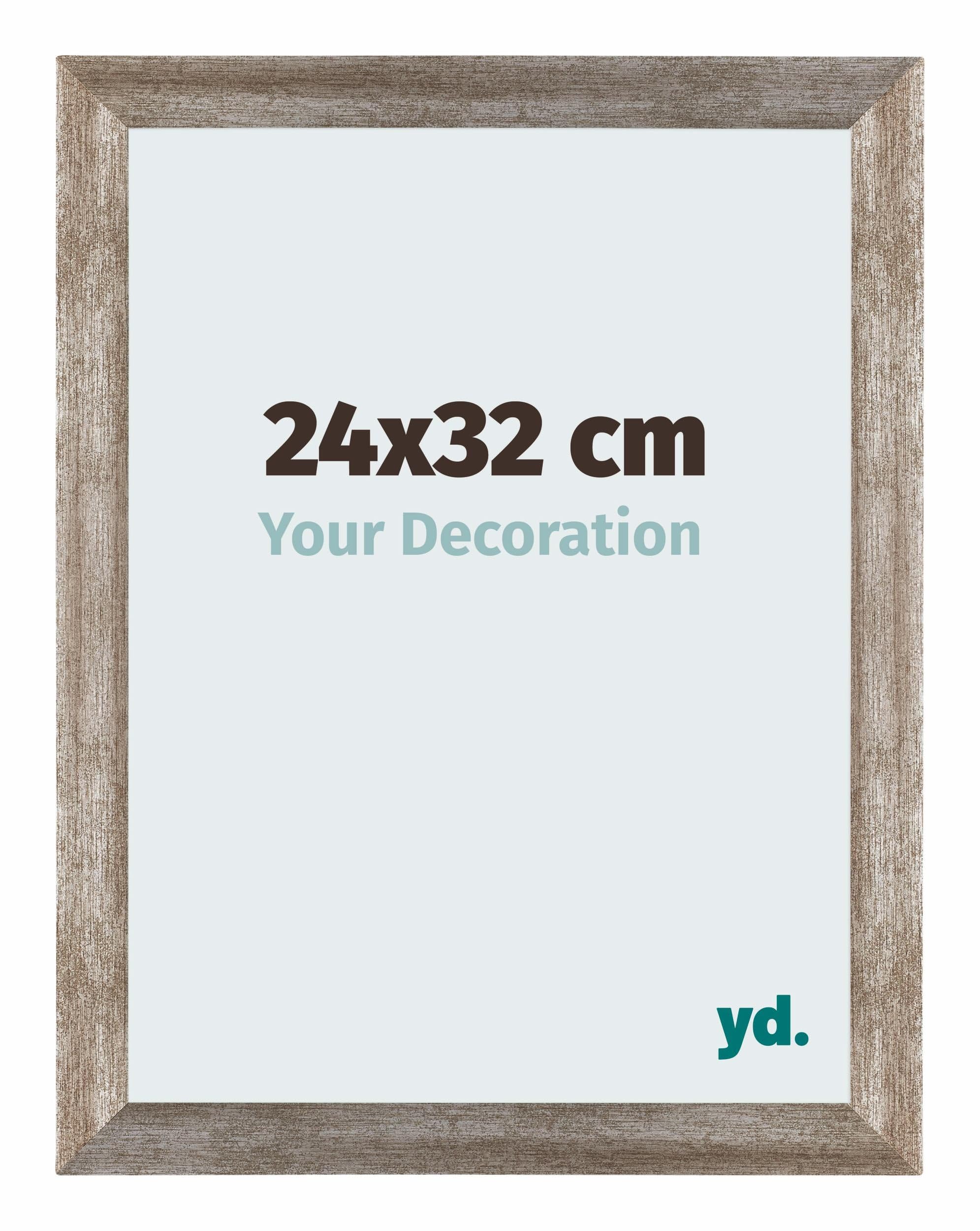 Your Decoration - Picture Frame 24x32 cm - Metal Vintage - Decorative Wall Frame in MDF with Antireflection - Frame 24x32 - Mura