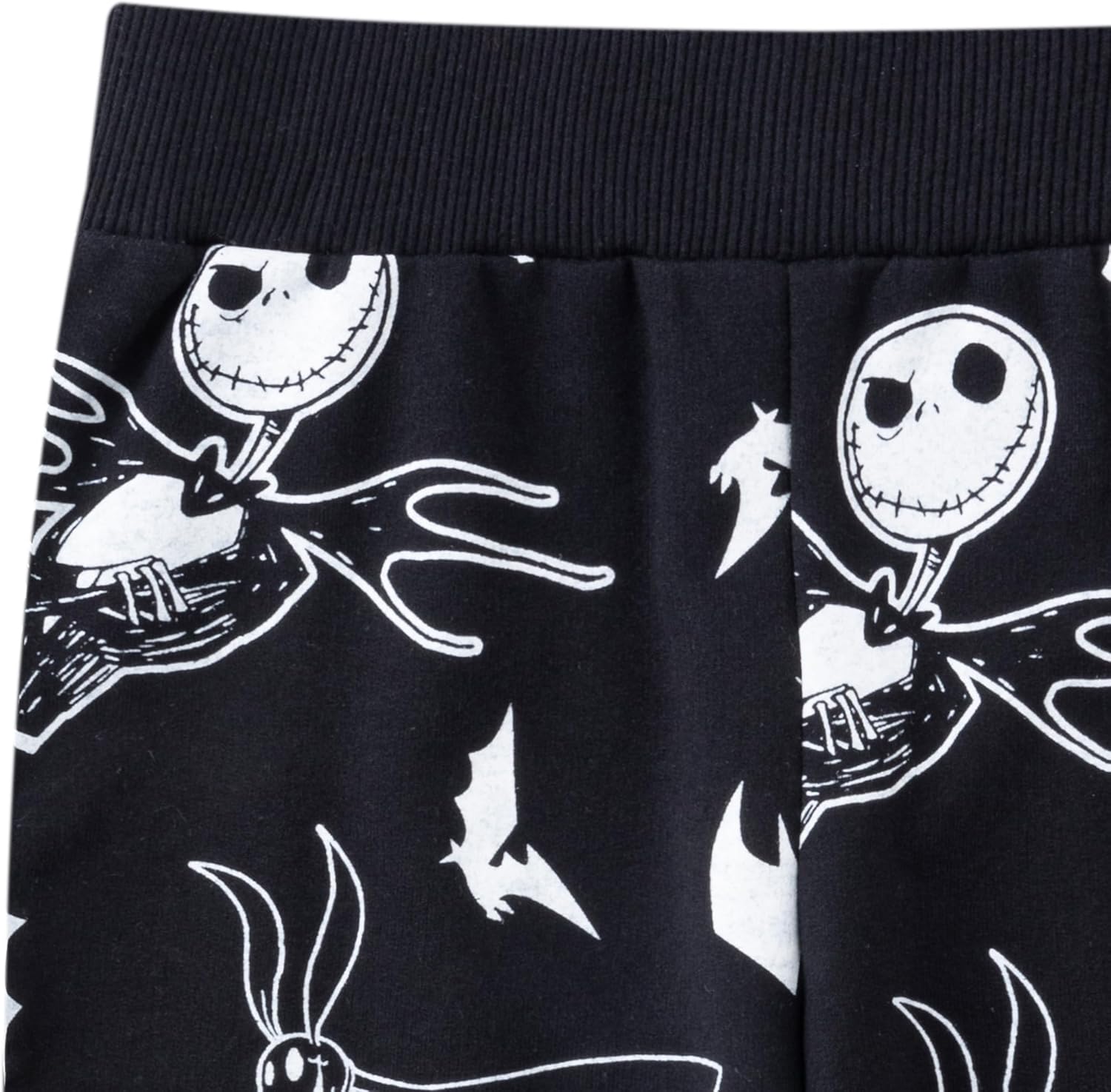Disney Nightmare Before Christmas Jack Skellington Boys Fleece Sweatshirt and Pants Set for Toddler and Big Kids - Image 6