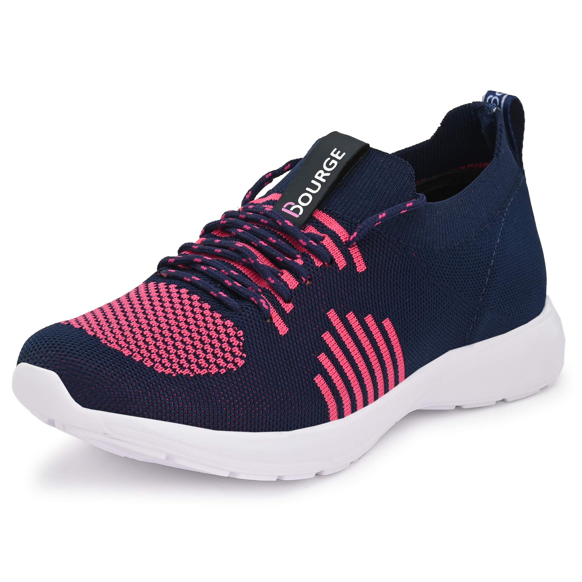 Bourge Womens Micam-122 Navy and Magenta Running Shoes - 4 UK (36 EU) (5 US) (Micam-122-04) (B08439MJ5X) Amazon Price History, Amazon Price Tracker