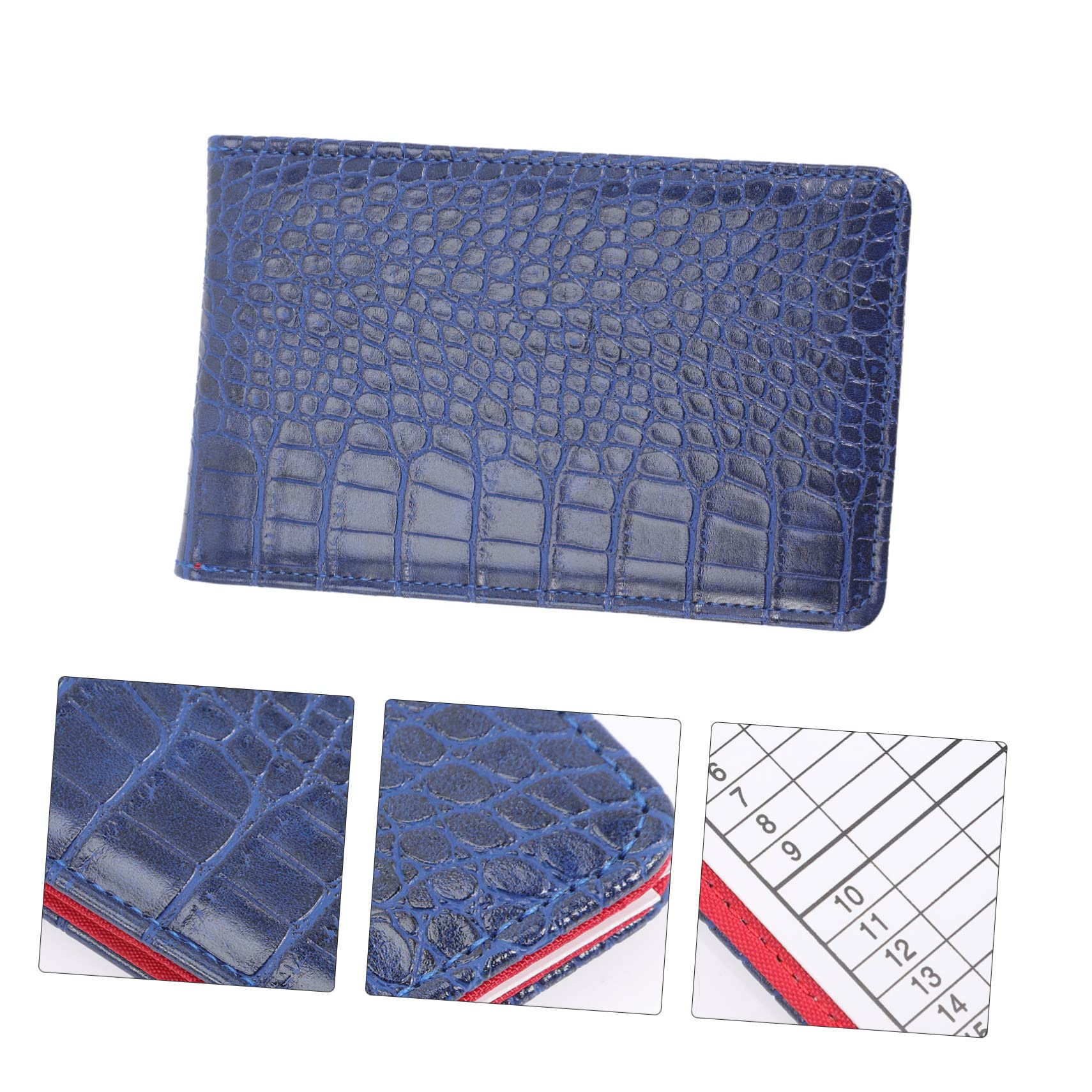 Garneck Golf Score Notepad Portable Score Recording Book Professional Golfs Scorebook Compact and Easy to Use Random