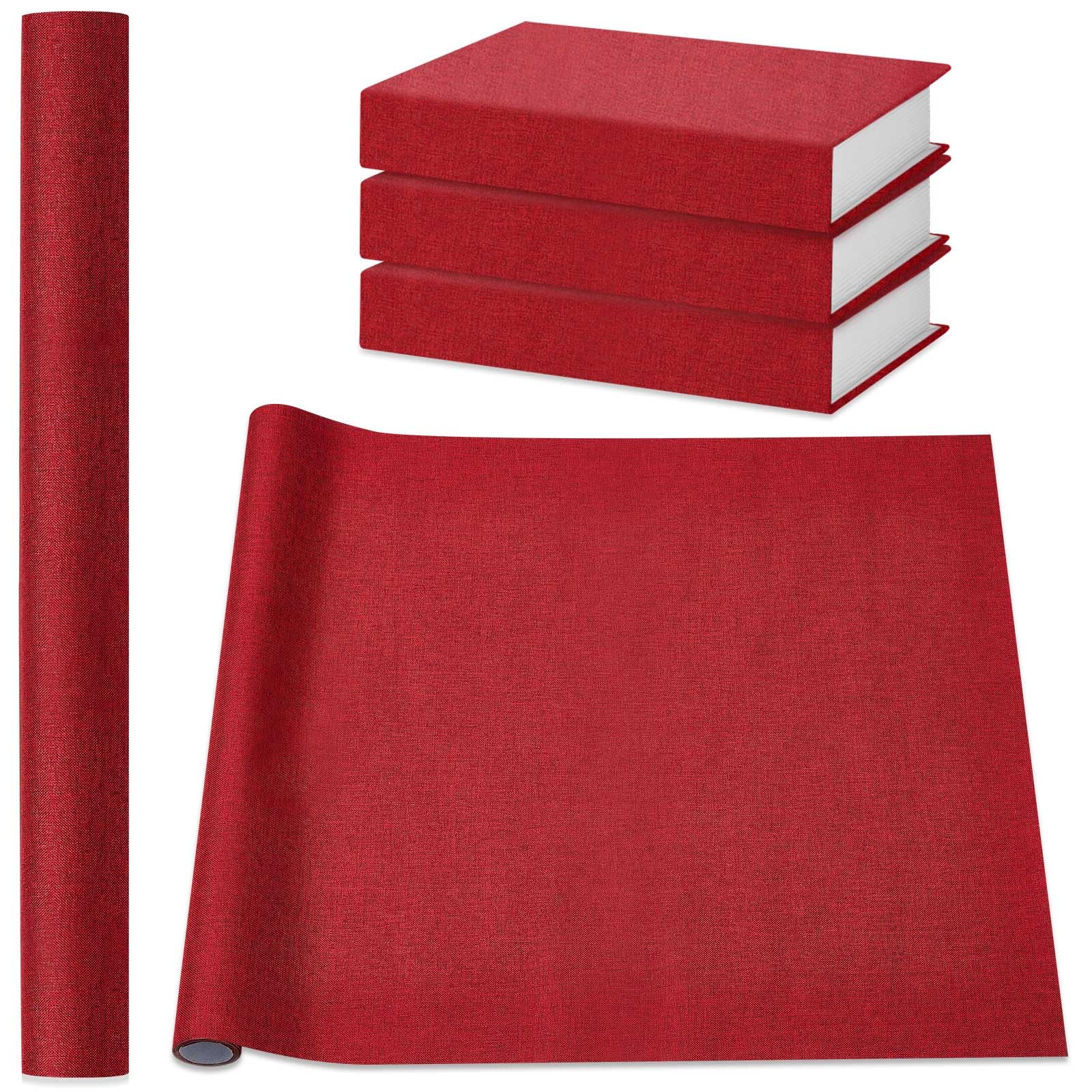 PerKoop Book Cloth for Book Binding 40 x 16 Inch Fabric Surface Paper Backed Bookcover Archival European Durable Strong Bookbinding Supplies Cover