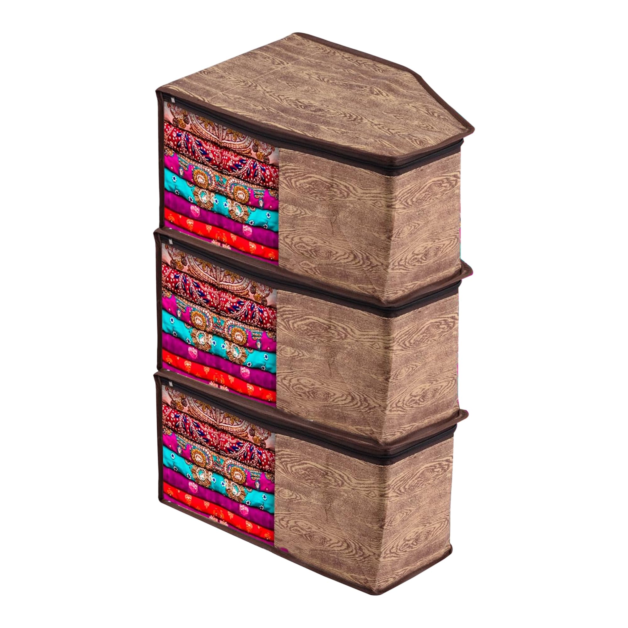 See full amazon price history chart for Kuber Industries Pack of 3 Blouse Cover | Zipper Clothes Storage Bag | Non-Woven Wardrobe Organiser | Side Transparent Blouse Organizer | Wooden Texture-Design | Brown Kuber Industries Pack of 3 Blouse Cover | Zipper Clothes Storage Bag | Non-Woven Wardrobe Organiser | Side Transparent Blouse Organizer | Wooden Texture-Design | Brown (B0D48V2Y2D) Amazon Price History, Amazon Price Tracker