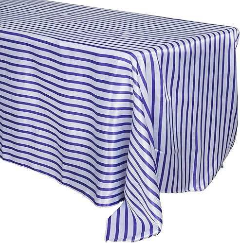 BalsaCircle Mantel Rectangular De Poliéster Blanco De 60 X 126 Pulgadas Para Bodas Fiestas Eventos Cocina Comedor